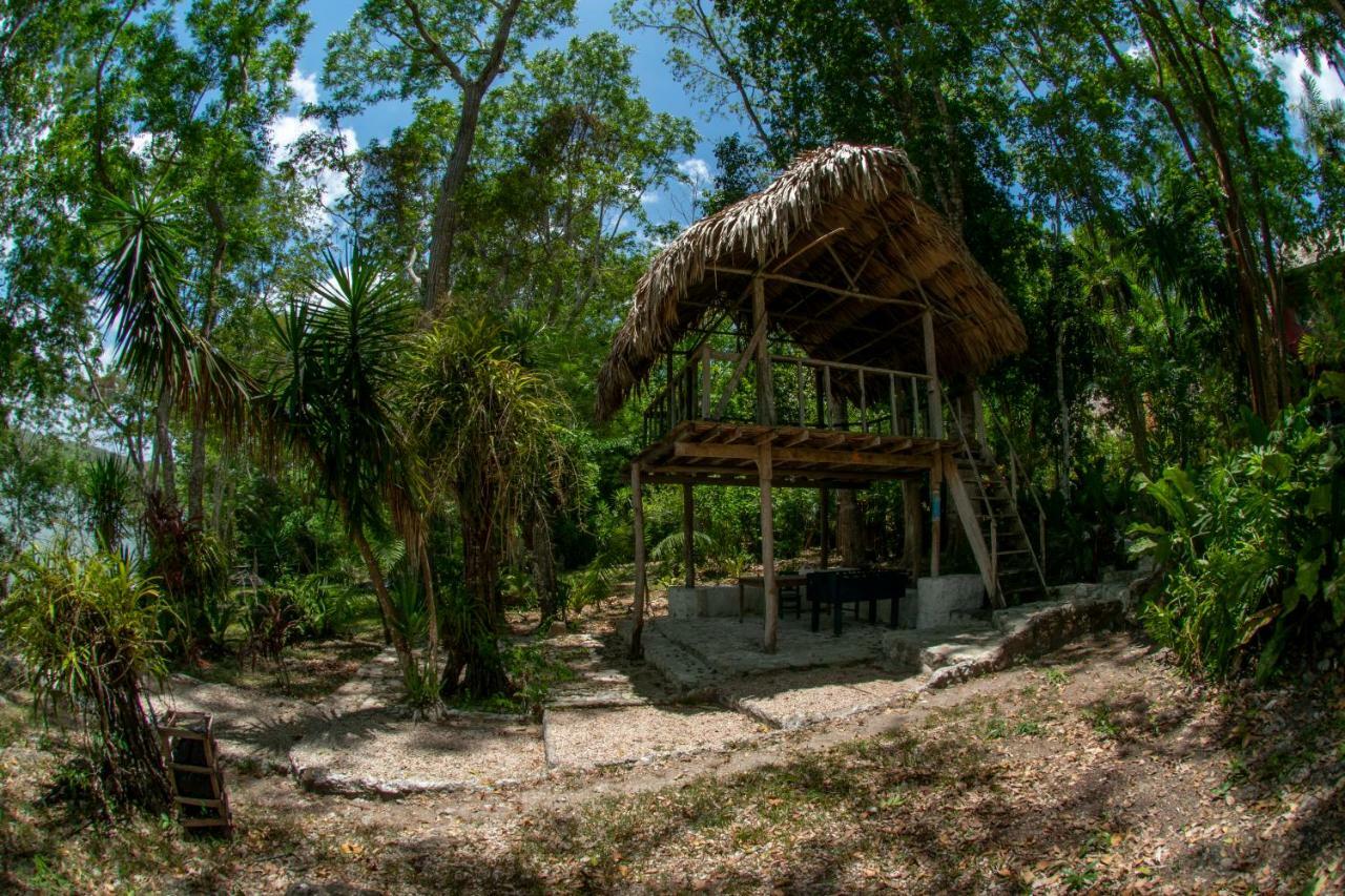 Ecolodge El Sombrero Laguna Yaxha 외부 사진